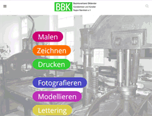 Tablet Screenshot of bbk-mannheim.de